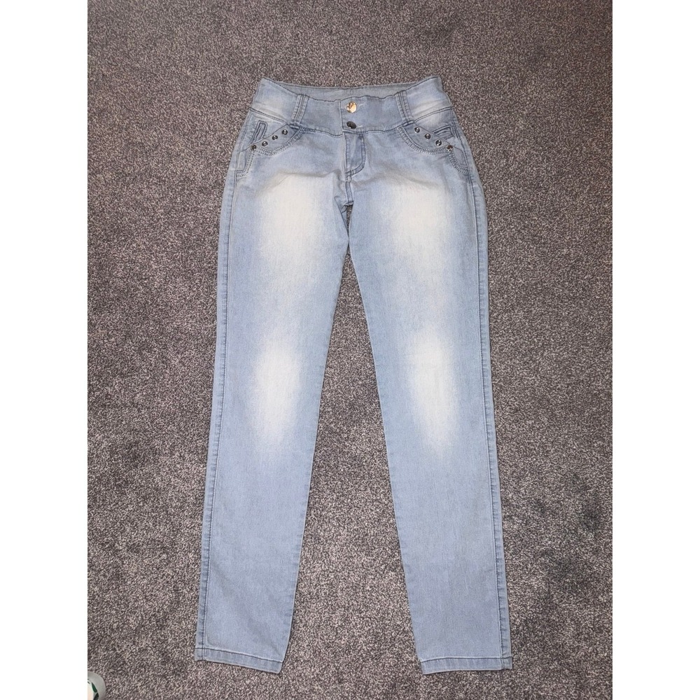 Area 7 Women's Light Blue‎ Wash Denim Skinny jeans Size 3/5